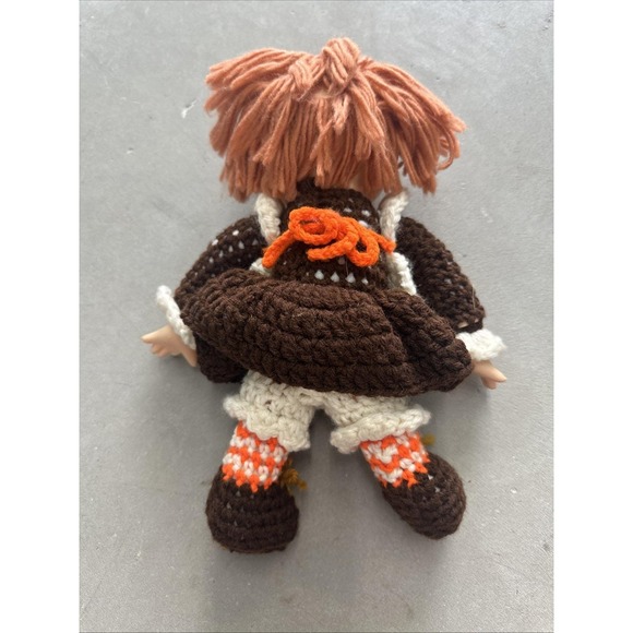 Vintage Handmade Crocheted Strawberry Shortcake Doll 1980S Strawberry Shortcake - Picture 3 of 6
